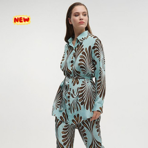 Camicia lunga con cintura