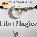 Carica l&#39;immagine nel visualizzatore di Gallery, Bracciali filo magico ditale e cuore
