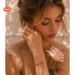 Carica l'immagine nel visualizzatore di Gallery, Bracciale volpe e rosa “L’essenziale è invisibile agli occhi”
