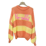 Carica l&#39;immagine nel visualizzatore di Gallery, Maglione a righe &quot;No vabbè&quot;
