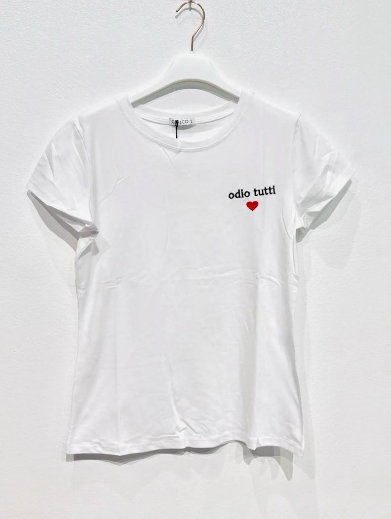 T-Shirt "Odio tutti"