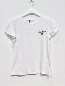 T-Shirt "Odio tutti"