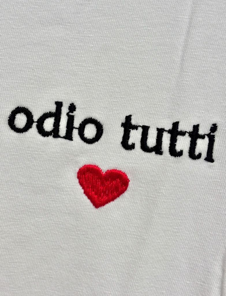T-Shirt "Odio tutti"
