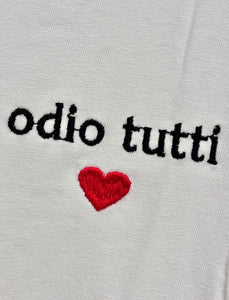 T-Shirt "Odio tutti"