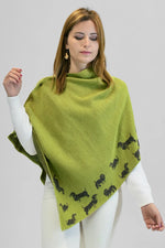 Carica l'immagine nel visualizzatore di Gallery, Poncho con stampe di bassotti
