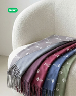 Carica l'immagine nel visualizzatore di Gallery, Pashmina reversibile lisca di pesce
