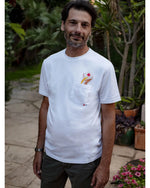 Load image into Gallery viewer, T-shirt con taschino "simboli della Sicilia"
