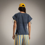 Carica l'immagine nel visualizzatore di Gallery, T-shirt stripes teckel skate
