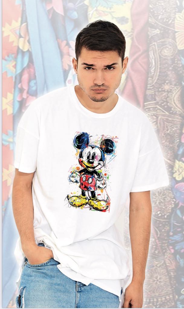 T-Shirt Topolino schizzo