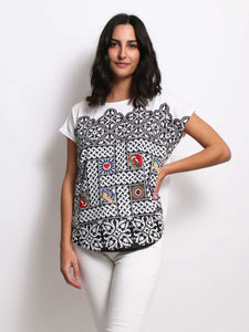 T-shirt poli greca