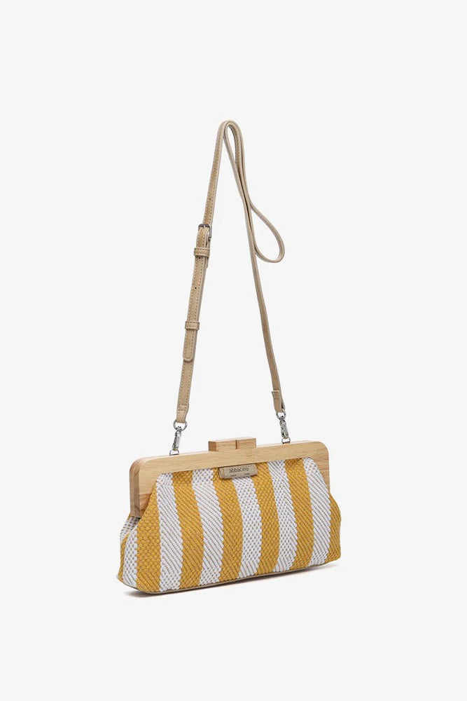 Pochette a righe verticali