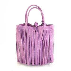 Borsa Shopper mini Suede