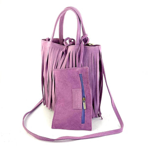 Borsa Shopper mini Suede