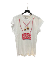 T-shirt donna "Borsettina rossa" di Tip & Top.