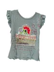 T-shirt floreale - bimba