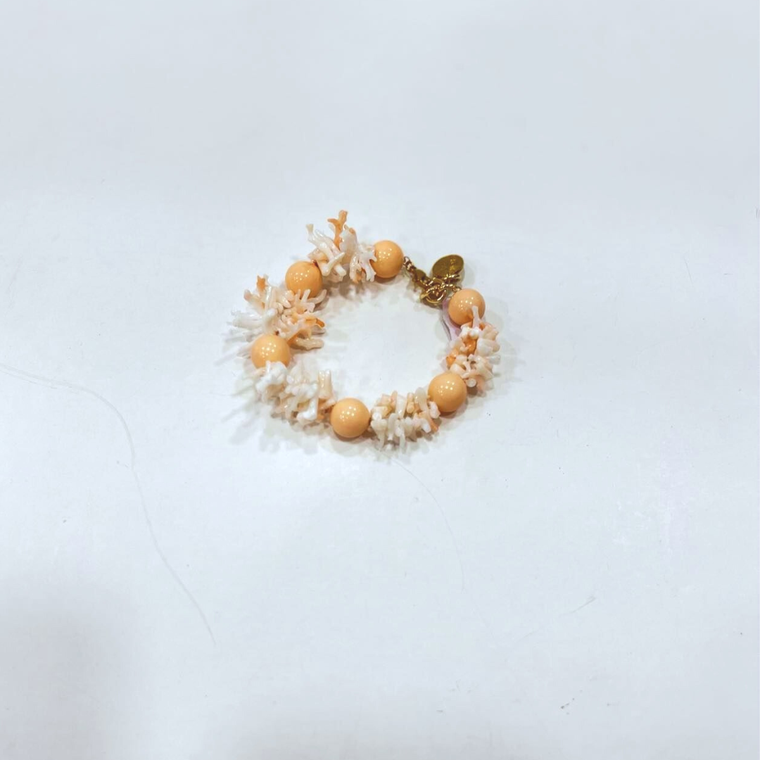 Bracciale perle e corallo