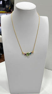 Collana ciondolo multicolor