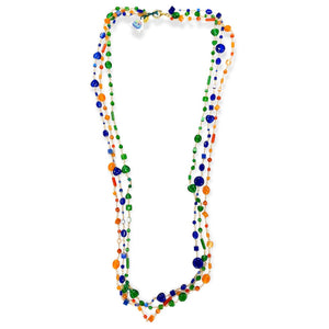 Collana cuori multicolor