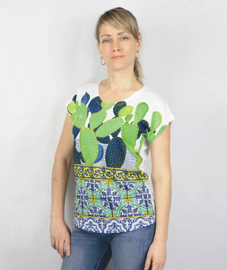 T-shirt con Cactus